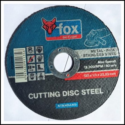 Abrasive Fox Cut Steel 125X1 mm Std
