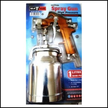 Spraygun Mat Air Hi Pressure Pro 1 7mm